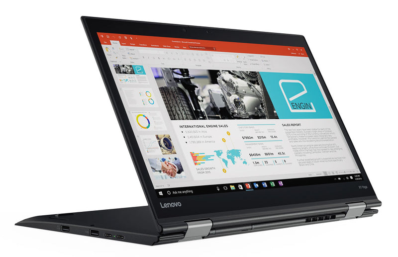 Lenovo thinkpad x1 yoga black – screen on – Refurbished UAE – Renewed.ae
