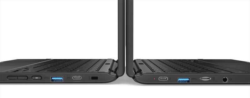 Lenovo Chromebook 500e x360 – side view – Refurbished UAE – Renewed.ae
