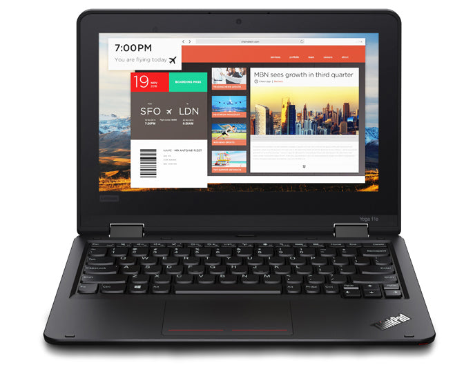 Lenovo ThinkPad 11e Yoga – front view – Refurbished UAE – Renewed.ae