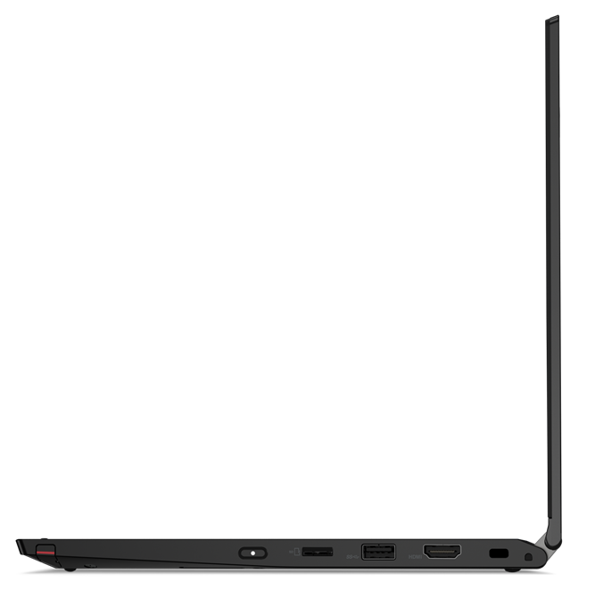 Lenovo thinkpad l13 yoga black – front view – Refurbished UAE – Renewed.ae