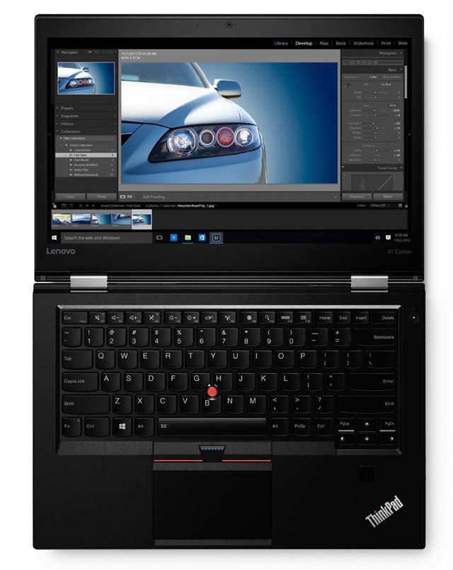 Lenovo ThinkPad X1 Carbon (6th Gen CPU) – front view – Refurbished UAE – Renewed.ae