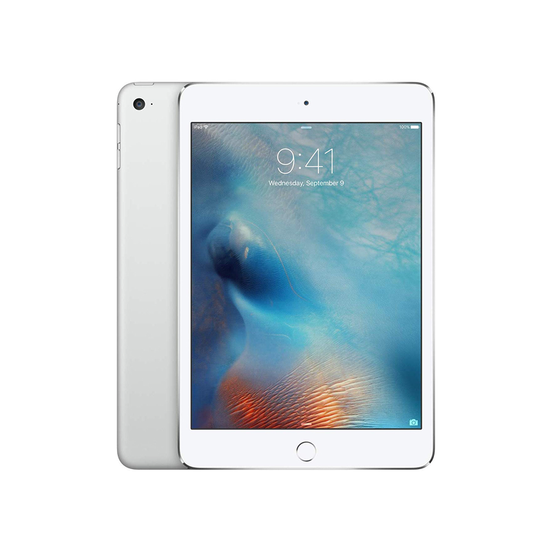 Ipad mini 4 silver – front view – Refurbished UAE – Renewed.ae