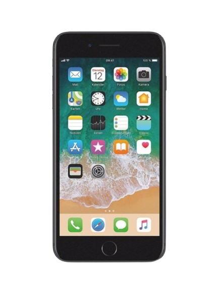 Apple iphone 7 black – front view – Refurbished UAE – Renewed.ae