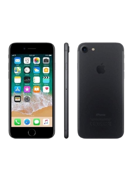 Apple iphone 7 black – back view – Refurbished UAE – Renewed.ae