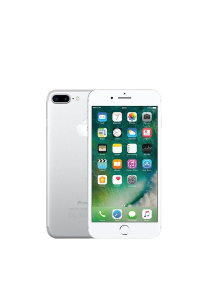 Apple iphone 7 plus silver – back view – Refurbished UAE – Renewed.ae
