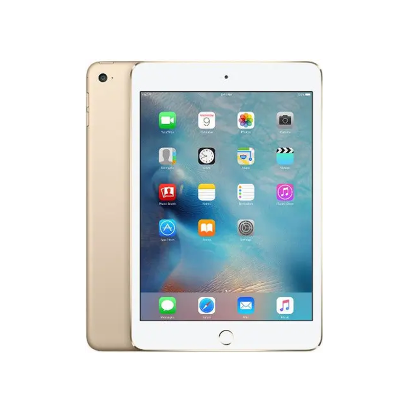 Ipad mini 4 gold – front view – Refurbished UAE – Renewed.ae