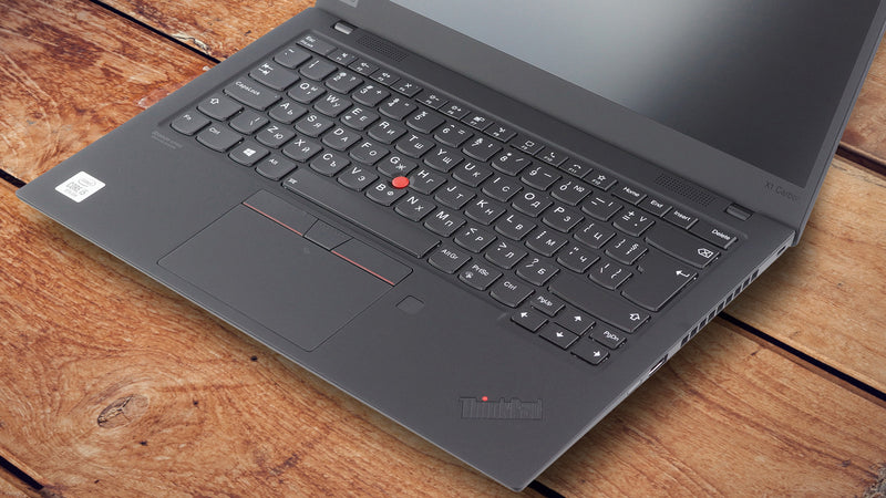 Lenovo thinkpad x1 carbon gen 8 red – front view – Refurbished UAE – Renewed.ae