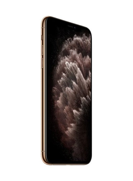 Apple iphone 11 pro max gold – side view – Refurbished UAE – Renewed.ae