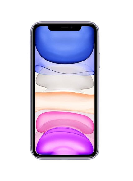 Apple iphone 11 purple – front view – Refurbished UAE – Renewed.ae