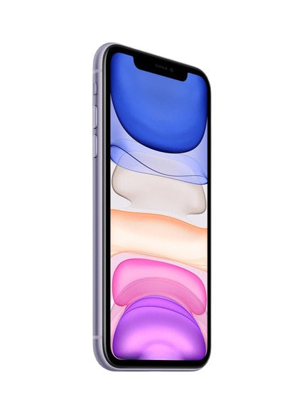 Apple iphone 11 purple – side view – Refurbished UAE – Renewed.ae