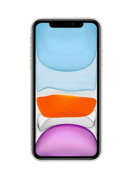 Apple iphone 11 white – front view – Refurbished UAE – Renewed.ae