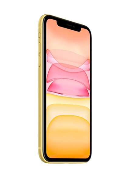 Apple iphone 11 yellow – side view – Refurbished UAE – Renewed.ae
