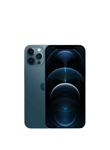 Apple iphone 12 pro max blue – back view – Refurbished UAE – Renewed.ae