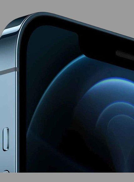 Apple iphone 12 pro max blue – side view – Refurbished UAE – Renewed.ae