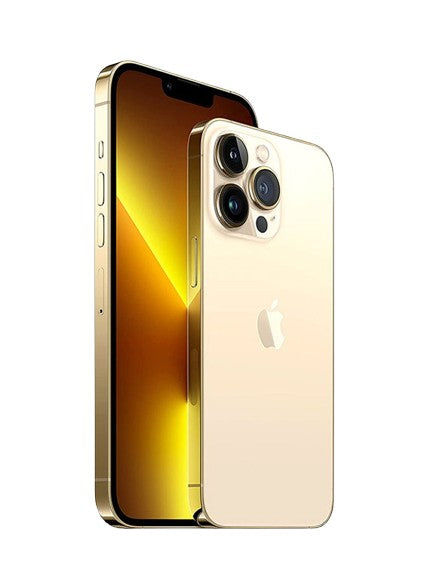 Apple iphone 13 pro gold – back view – Refurbished UAE – Renewed.ae