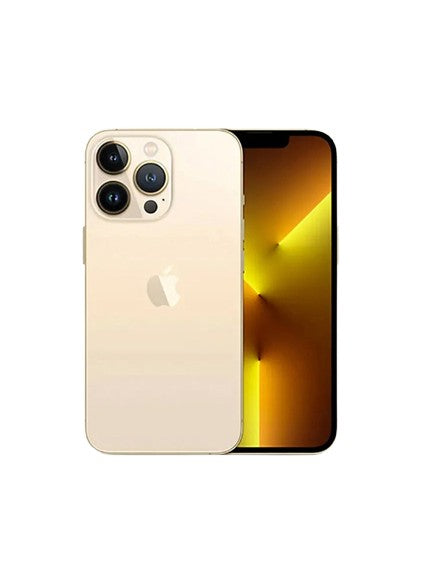 Apple iphone 13 pro max gold – back view – Refurbished UAE – Renewed.ae