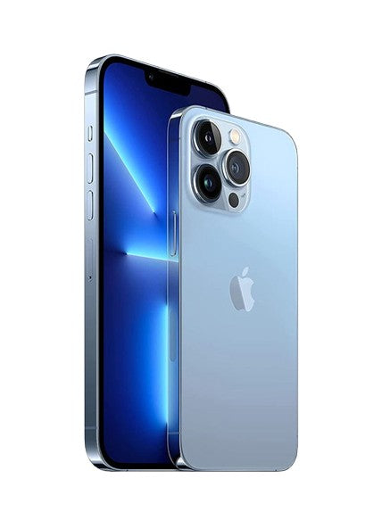 Apple iphone 13 pro max blue – back view – Refurbished UAE – Renewed.ae