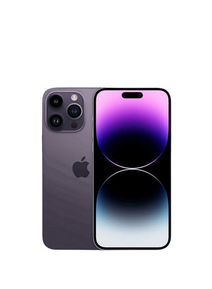 Apple iphone 14 pro deep purple – back view – Refurbished UAE – Renewed.ae