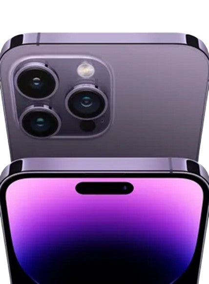 Apple iphone 14 pro deep purple – side view – Refurbished UAE – Renewed.ae