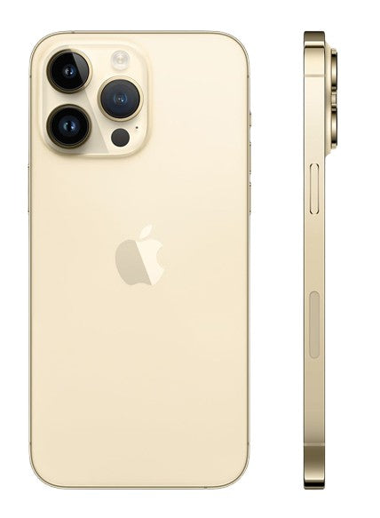 Apple iphone 14 pro gold – back view – Refurbished UAE – Renewed.ae