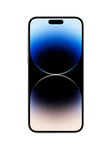 Apple iphone 14 pro silver – front view – Refurbished UAE – Renewed.ae