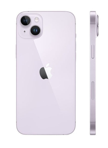 Apple iphone 14 purple – back view – Refurbished UAE – Renewed.ae