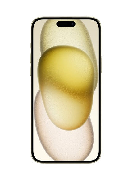 Apple iphone 15 plus yellow – front view – Refurbished UAE – Renewed.ae