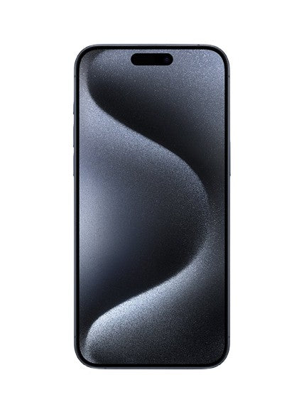 Apple iphone 15 pro max blue – front view – Refurbished UAE – Renewed.ae