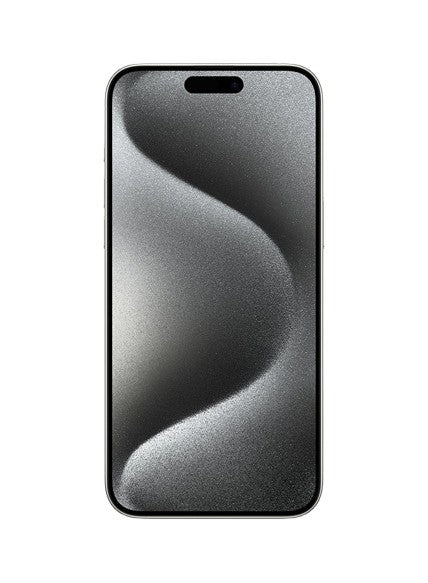 Apple iphone 15 pro max white titanium – front view – Refurbished UAE – Renewed.ae