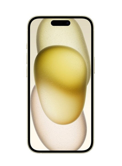 Apple iphone 15 yellow – front view – Refurbished UAE – Renewed.ae
