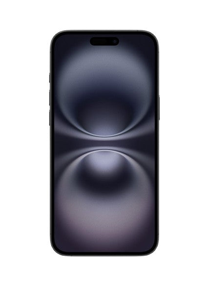 Apple iphone 16 black – front view – Refurbished UAE – Renewed.ae