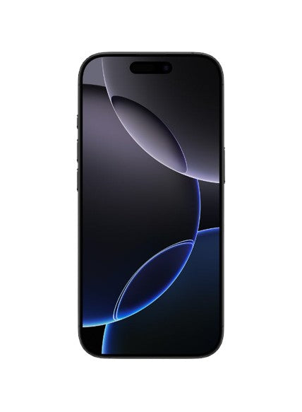 Apple iphone 16 pro black titanium – front view – Refurbished UAE – Renewed.ae