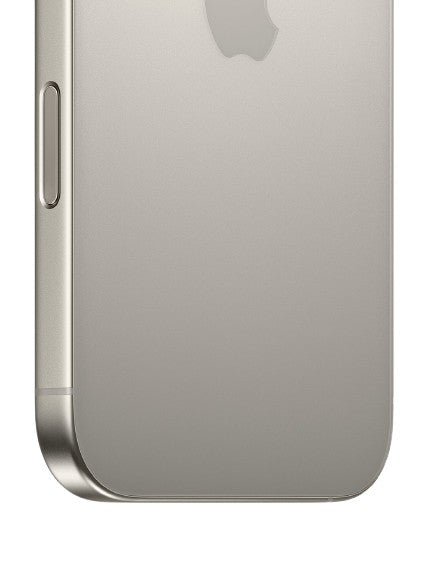 Apple iphone 16 pro max natural titanium – back view – Refurbished UAE – Renewed.ae