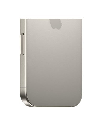 Apple iphone 16 pro natural titanium – back view – Refurbished UAE – Renewed.ae