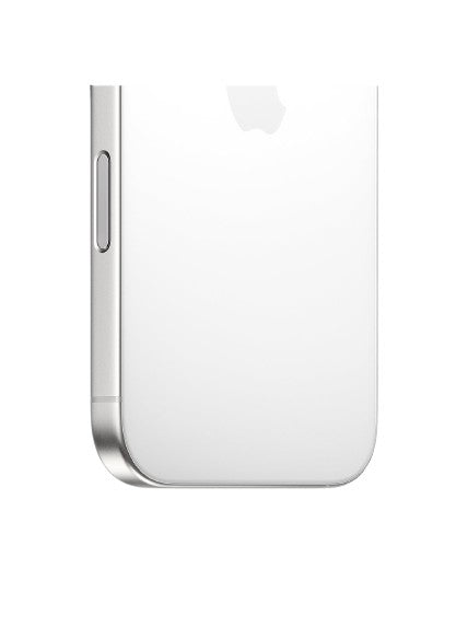 Apple iphone 16 pro white titanium – back view – Refurbished UAE – Renewed.ae
