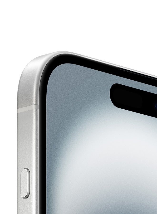Apple iphone 16 white – side view – Refurbished UAE – Renewed.ae