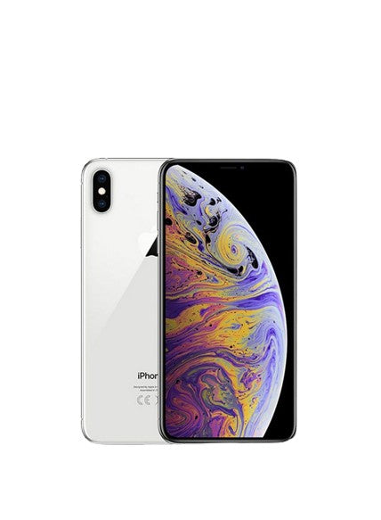 Apple iphone xs max silver – back view – Refurbished UAE – Renewed.ae