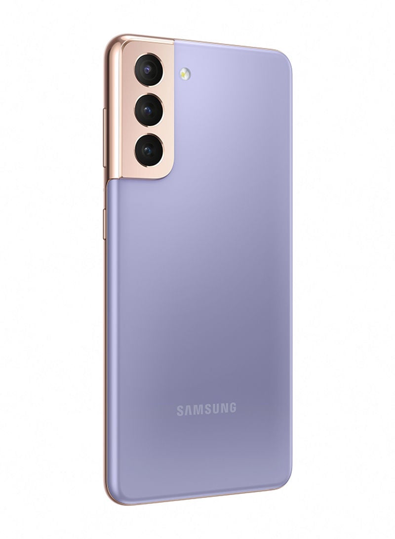 Samsung galaxy s21 phantom violet – side view – Refurbished UAE – Renewed.ae