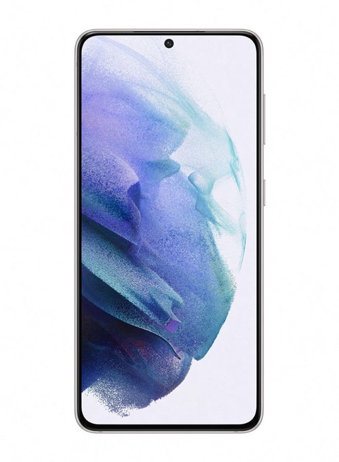 Samsung galaxy s21 phantom white – front view – Refurbished UAE – Renewed.ae